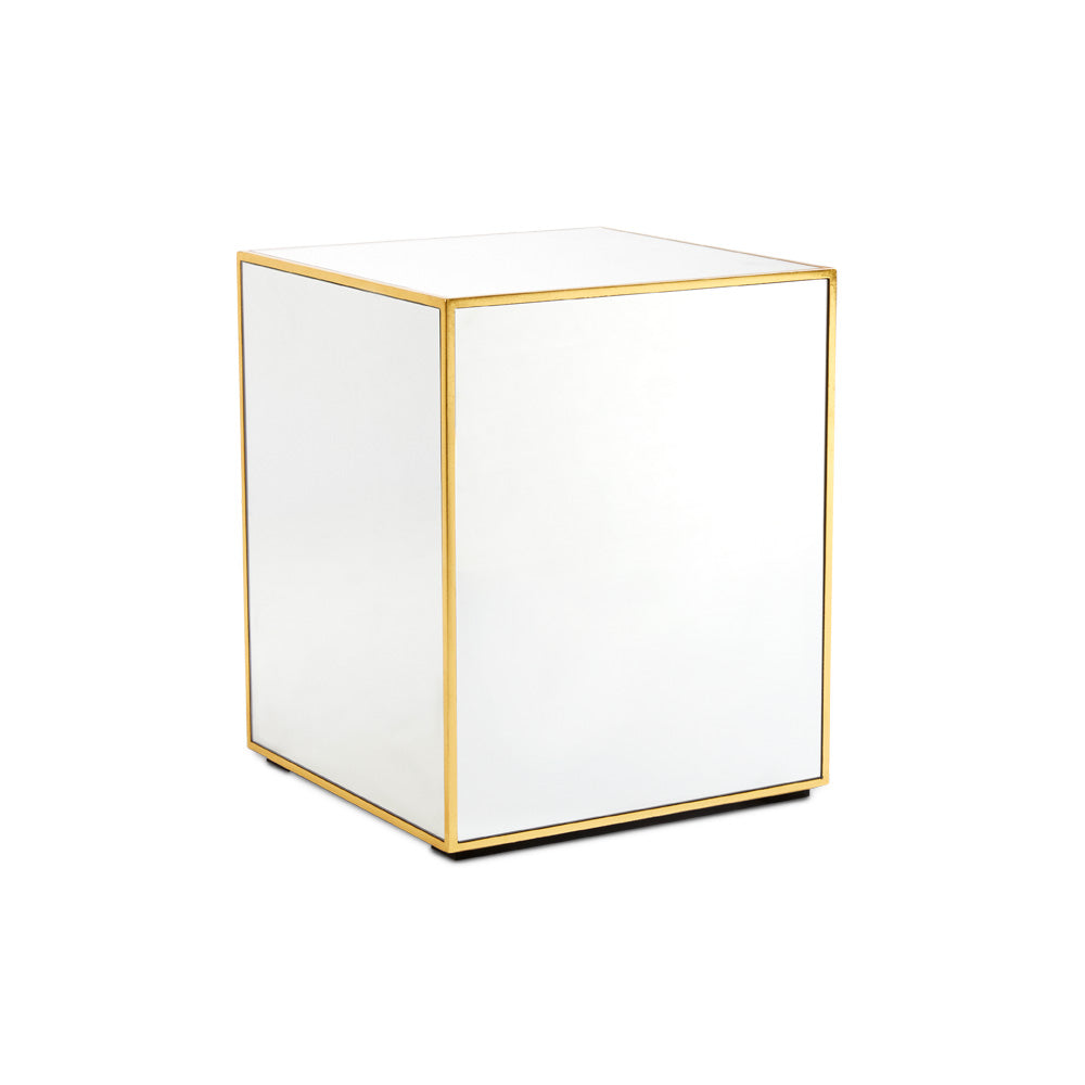 Infinity Mirror Cube End Table