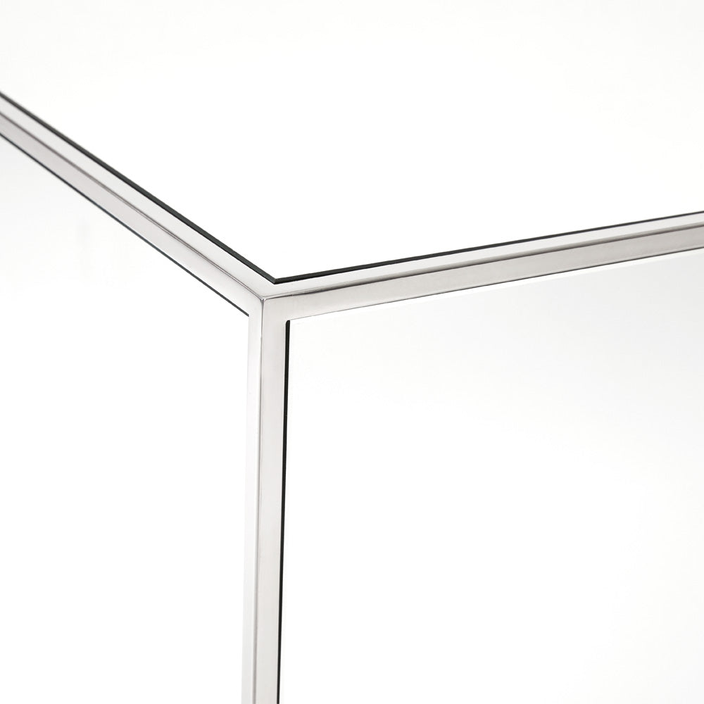 Infinity Mirror Cube End Table - Ella and Ross Furniture