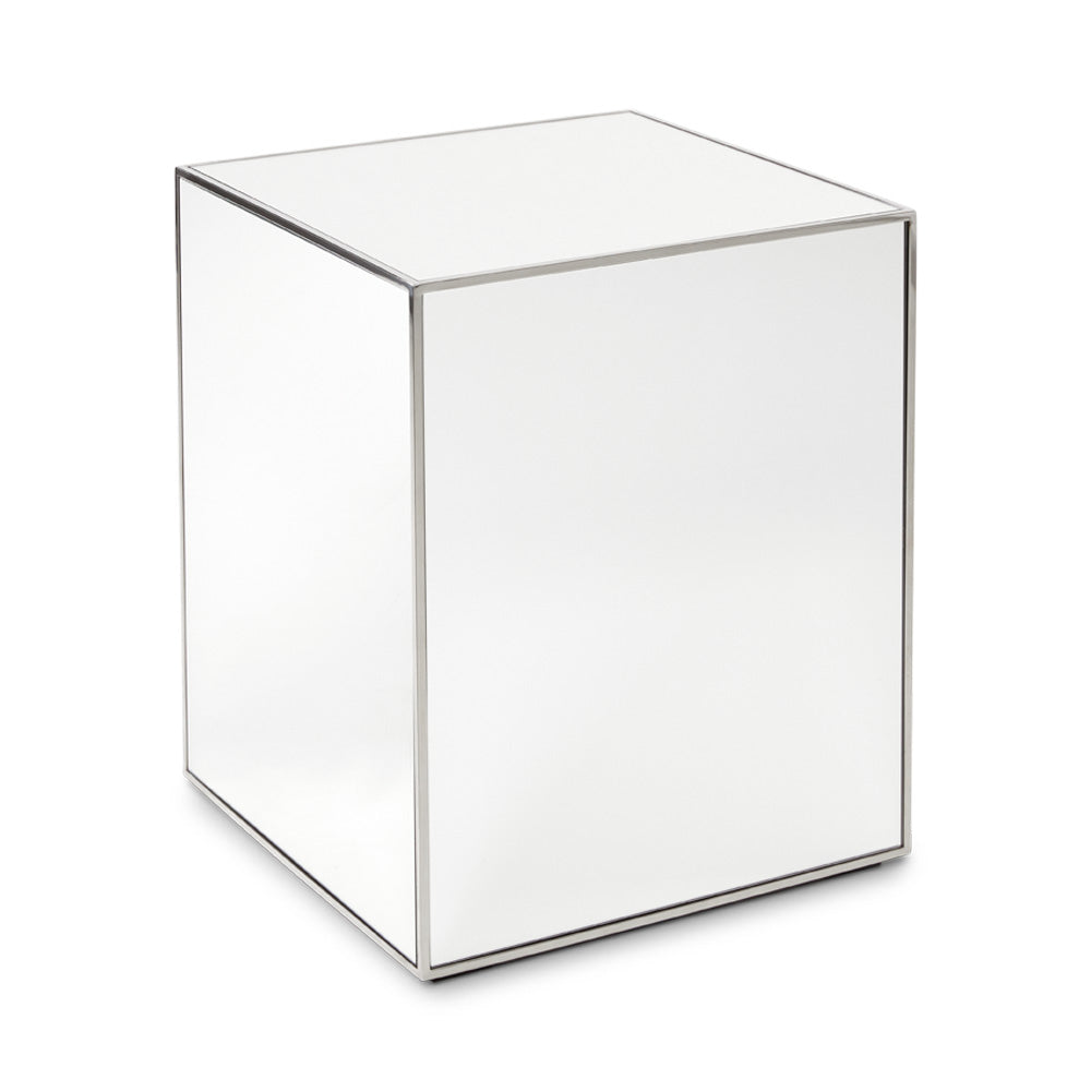 Infinity Mirror Cube End Table - Ella and Ross Furniture