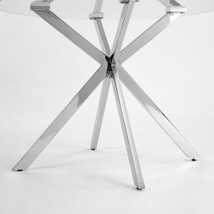 Ivanna Silver Dining Table - Ella and Ross Furniture