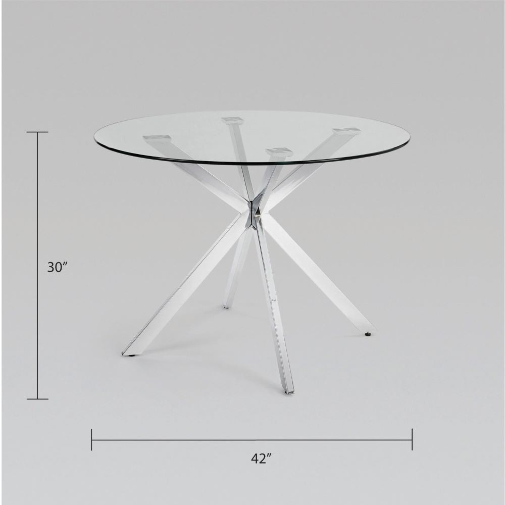 Ivanna Silver Dining Table - Ella and Ross Furniture