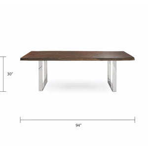 Jako Organic Live Edge Dining Table - 94" - Ella and Ross Furniture