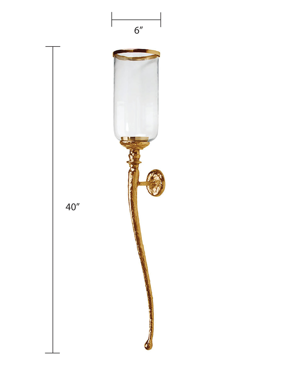 Wall Candle Holder XC-22404G - Ella and Ross Furniture