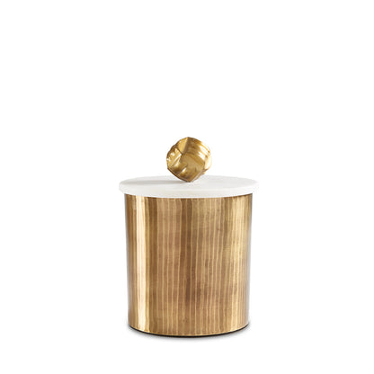Kiara Antique Brass Canisters - Set of 3 - Ella and Ross Furniture