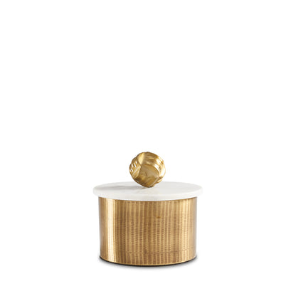 Kiara Antique Brass Canisters - Set of 3 - Ella and Ross Furniture