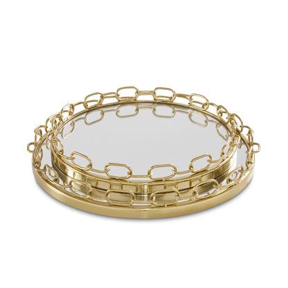 Lilou Chain Link Tray - 19" - Ella and Ross Furniture