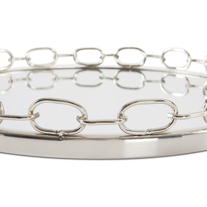 Lilou Chain Link Tray - 19" - Ella and Ross Furniture