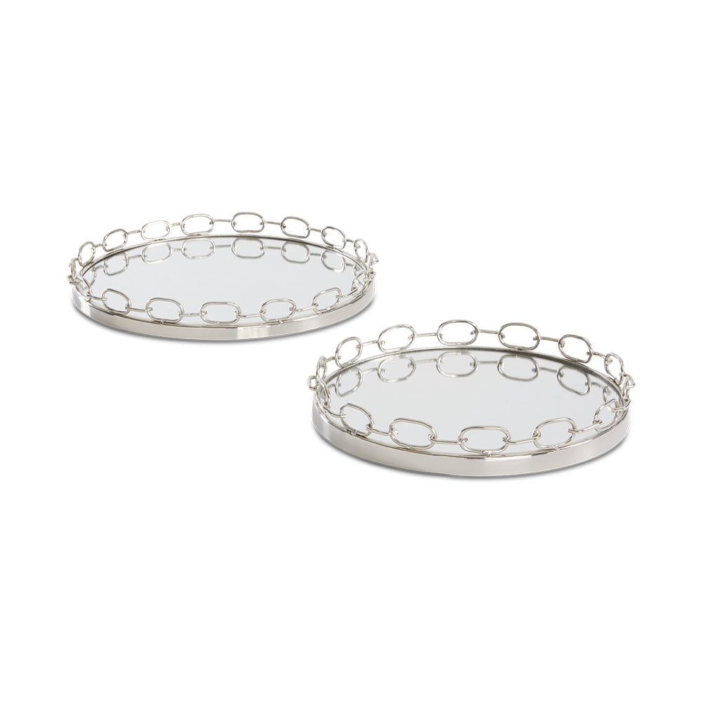 Lilou Chain Link Tray - 16" - Ella and Ross Furniture