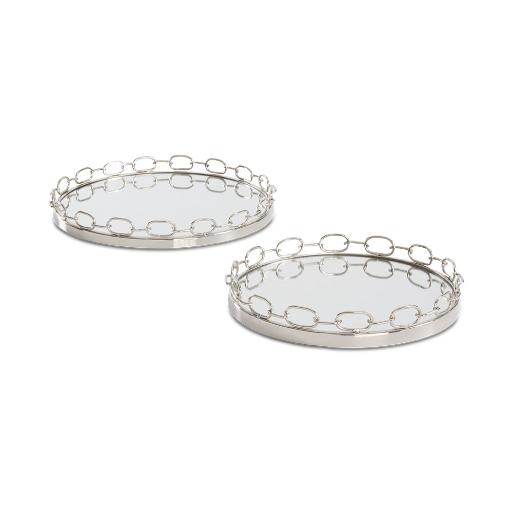 Lilou Chain Link Tray - 19" - Ella and Ross Furniture