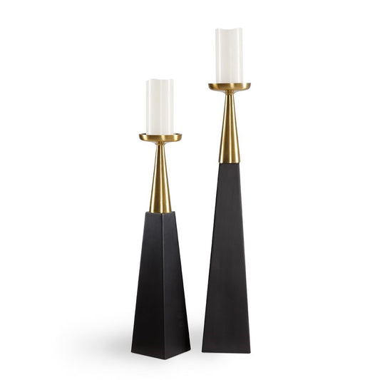 Marcella Pillar Candle Holder - Set of 2 - Ella and Ross Furniture