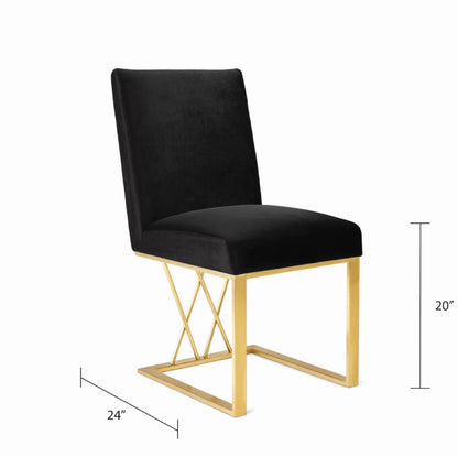 Mercer Dining Chair - Brushed Gold - Ella and Ross Furniture