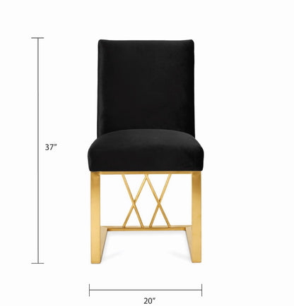 Mercer Dining Chair - Brushed Gold - Ella and Ross Furniture