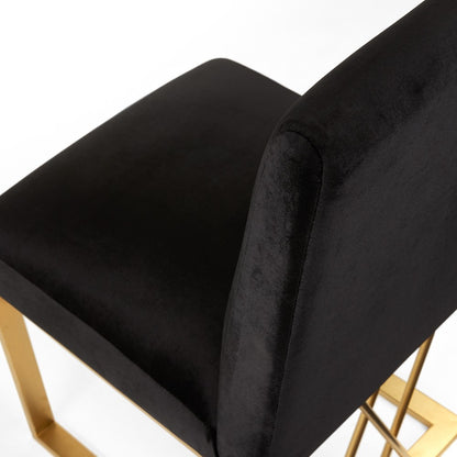 Mercer Dining Chair - Brushed Gold - Ella and Ross Furniture