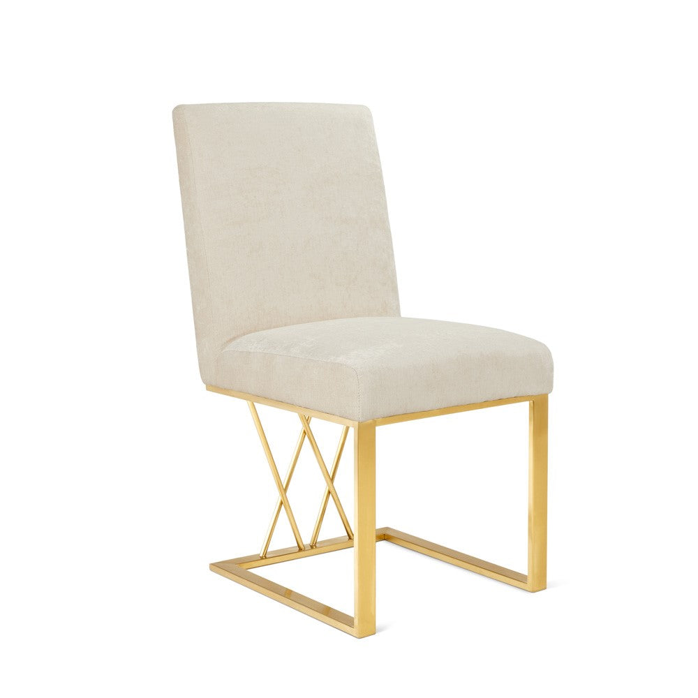 Mercer Dining Chair - Brushed Gold - Ella and Ross Furniture