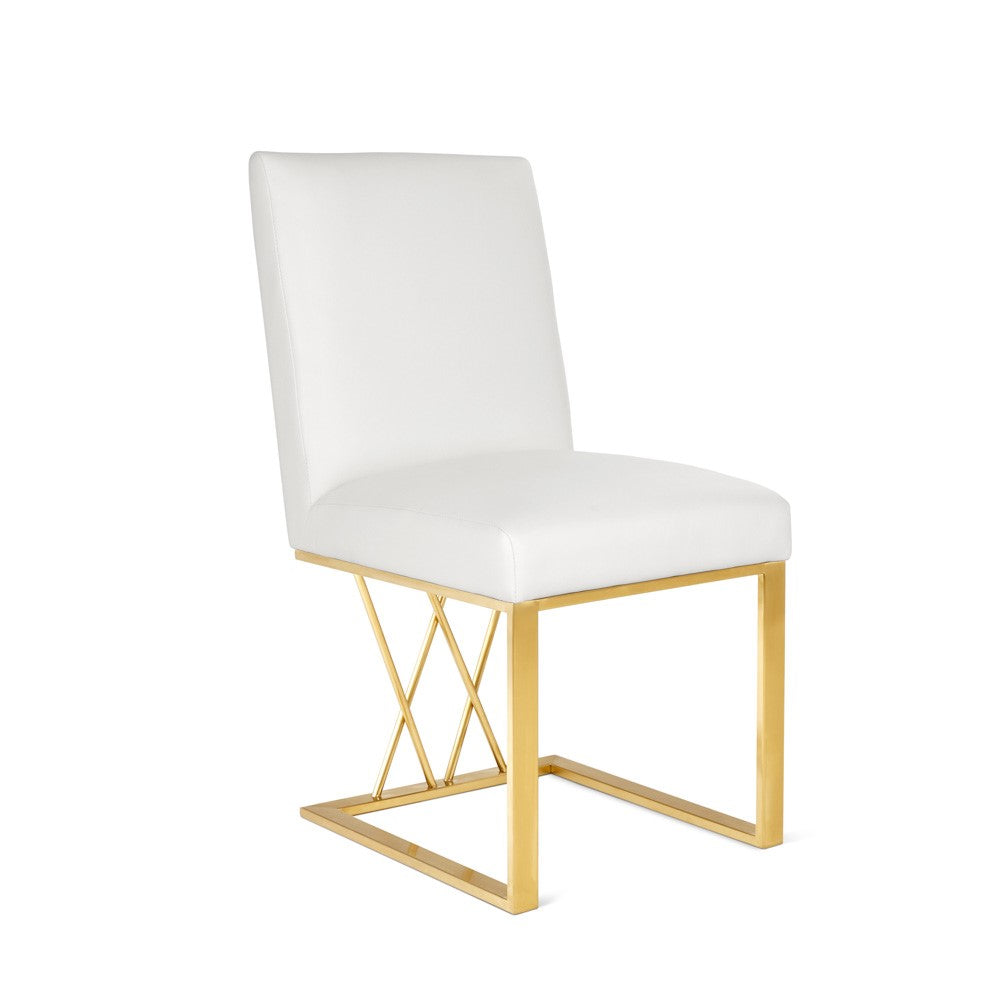 Mercer Dining Chair - Brushed Gold - Ella and Ross Furniture