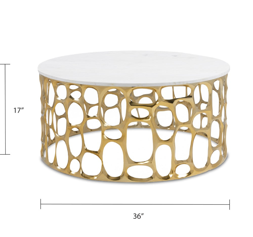 Mia Marble Coffee Table - Ella and Ross Furniture