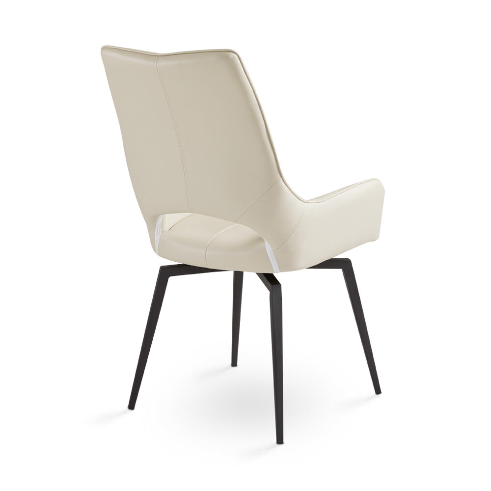 Michigan Swivel Dining Chair - Black - Ella and Ross Furniture