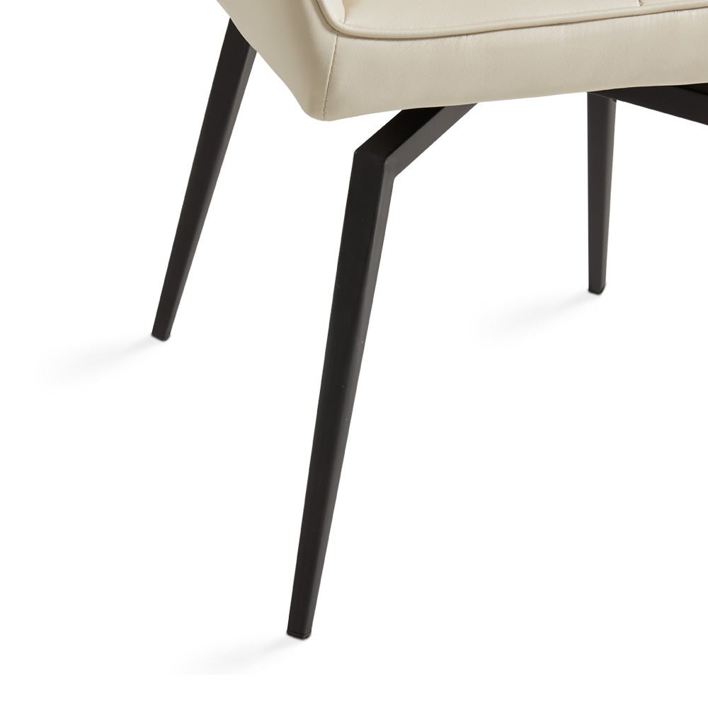 Michigan Swivel Dining Chair - Black - Ella and Ross Furniture