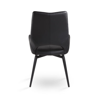Michigan Swivel Dining Chair - Black - Ella and Ross Furniture