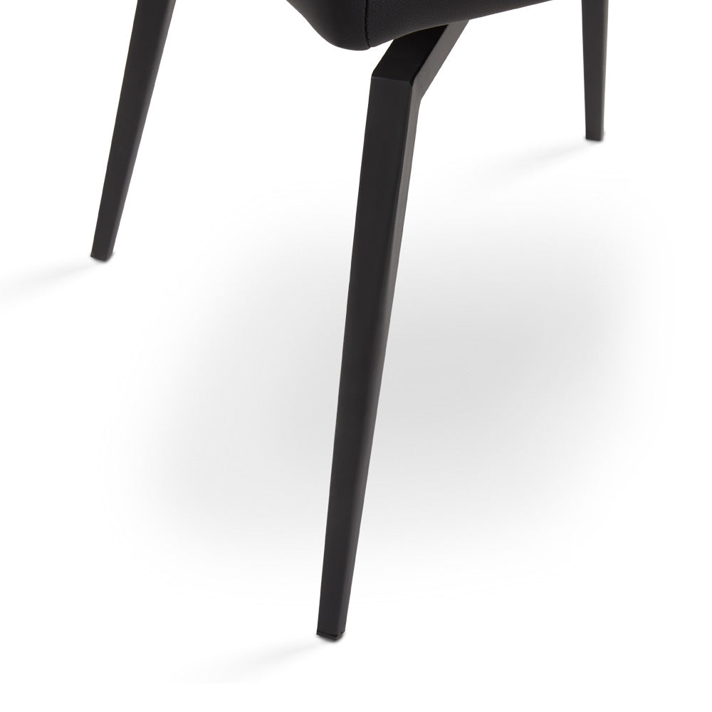 Michigan Swivel Dining Chair - Black - Ella and Ross Furniture