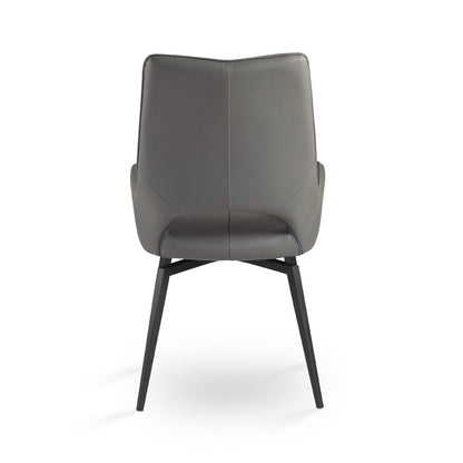 Michigan Swivel Dining Chair - Black - Ella and Ross Furniture