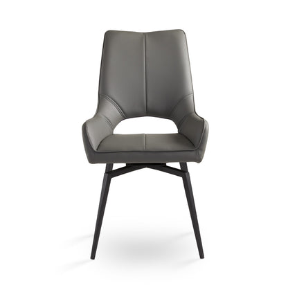 Michigan Swivel Dining Chair - Black - Ella and Ross Furniture