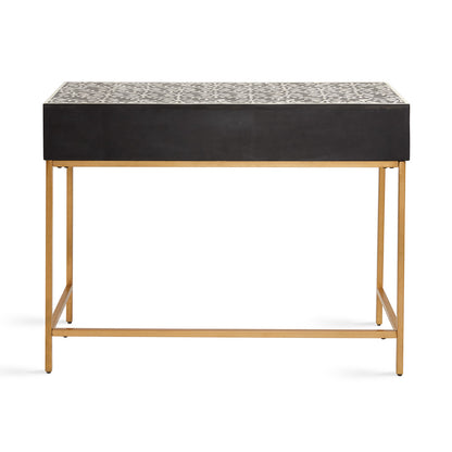 Minnow Bone Inlay Desk/Console - Ella and Ross Furniture