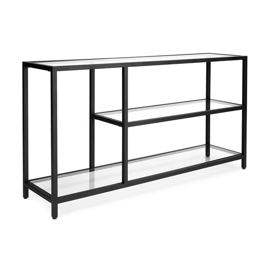 Murray Black Metal Console Table - 59" - Ella and Ross Furniture