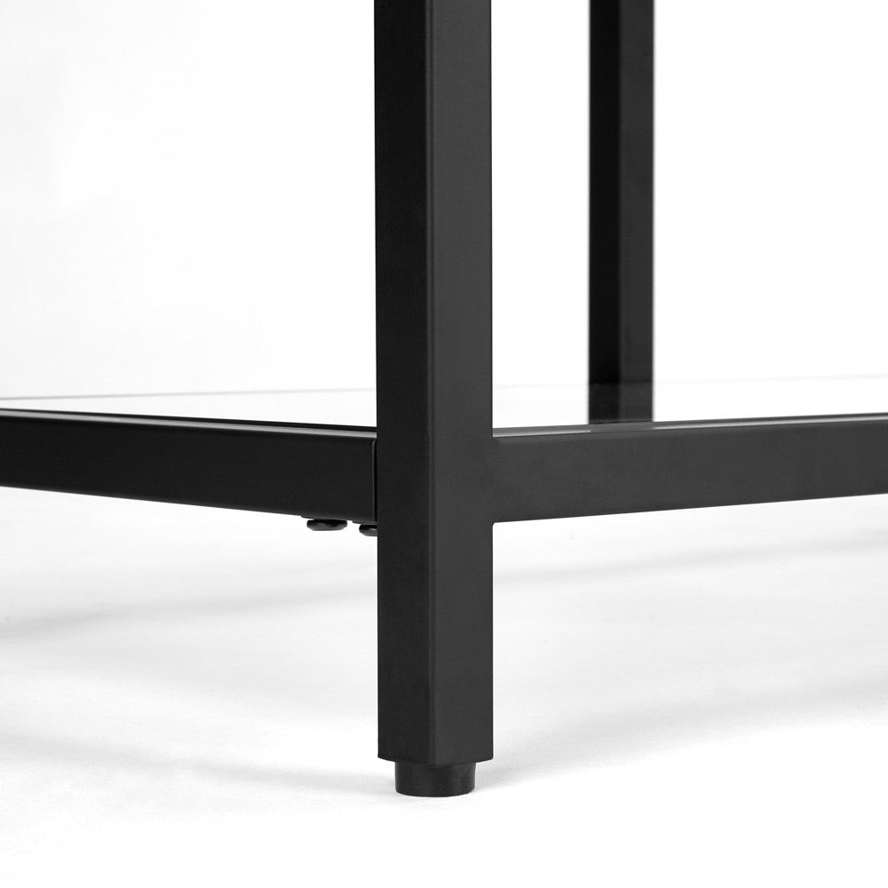 Murray Black Metal Console Table - 59" - Ella and Ross Furniture