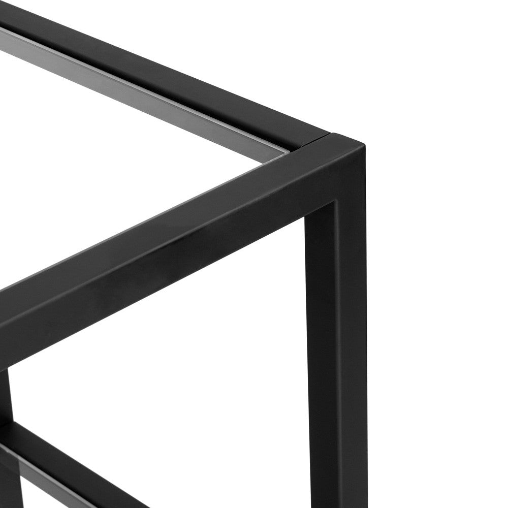 Murray Black Metal Console Table - 59" - Ella and Ross Furniture