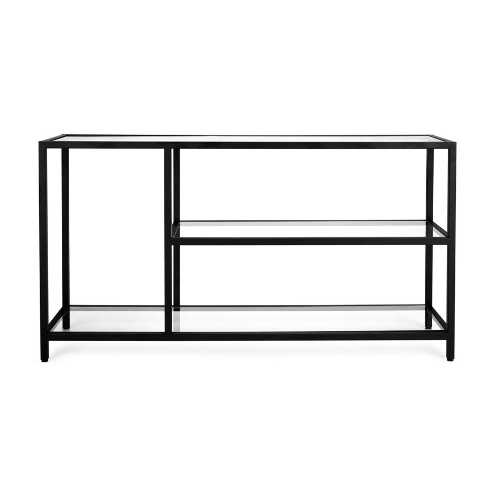 Murray Black Metal Console Table - 59" - Ella and Ross Furniture