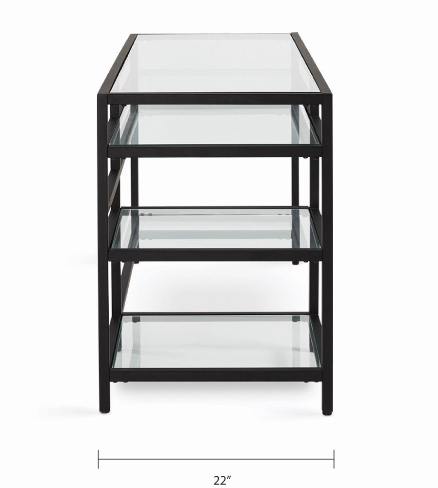 Murray Black Metal Desk - 51" - Ella and Ross Furniture