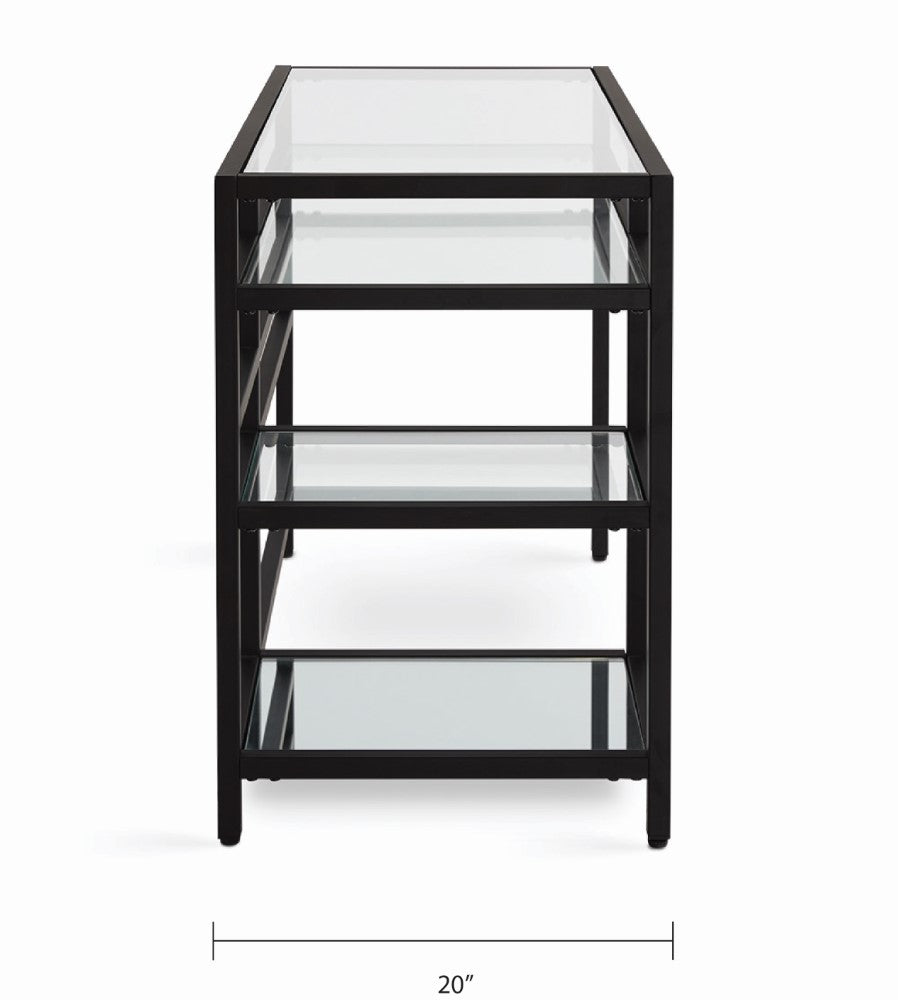 Murray Black Metal Desk - 41" - Ella and Ross Furniture