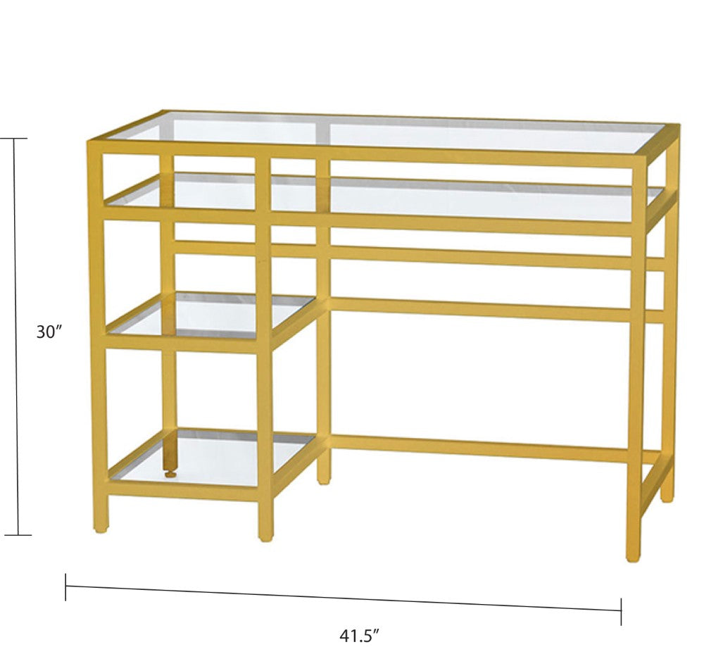 Murray Desk - Gold - Small - Ella and Ross Furniture