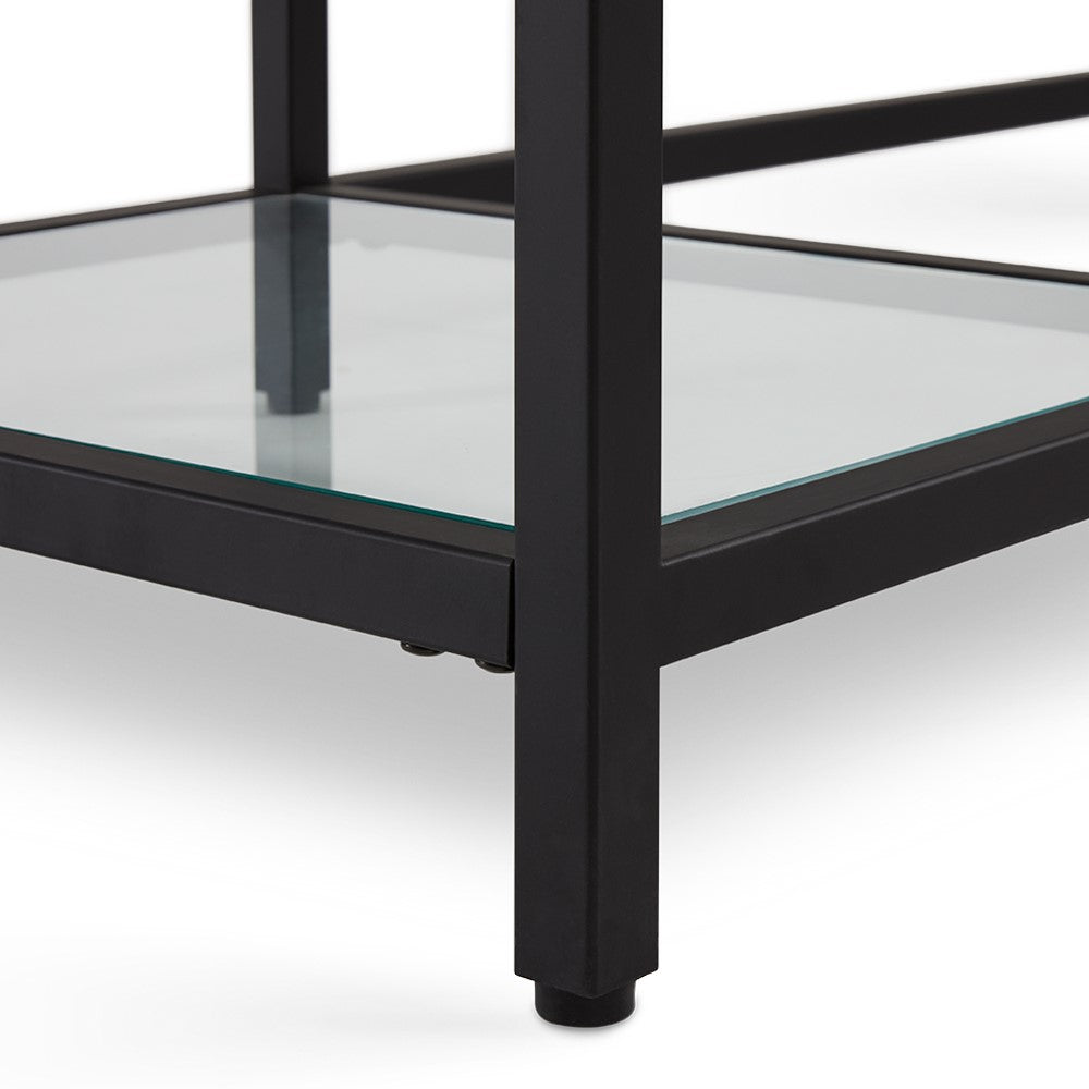 Murray Black Metal Desk - 51" - Ella and Ross Furniture