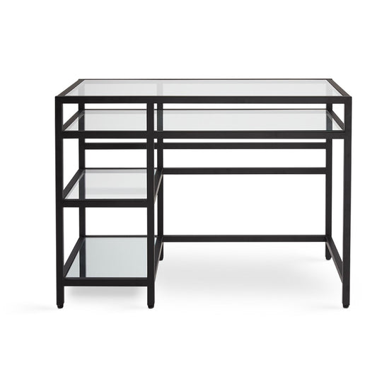 Murray Black Metal Desk - 41" - Ella and Ross Furniture