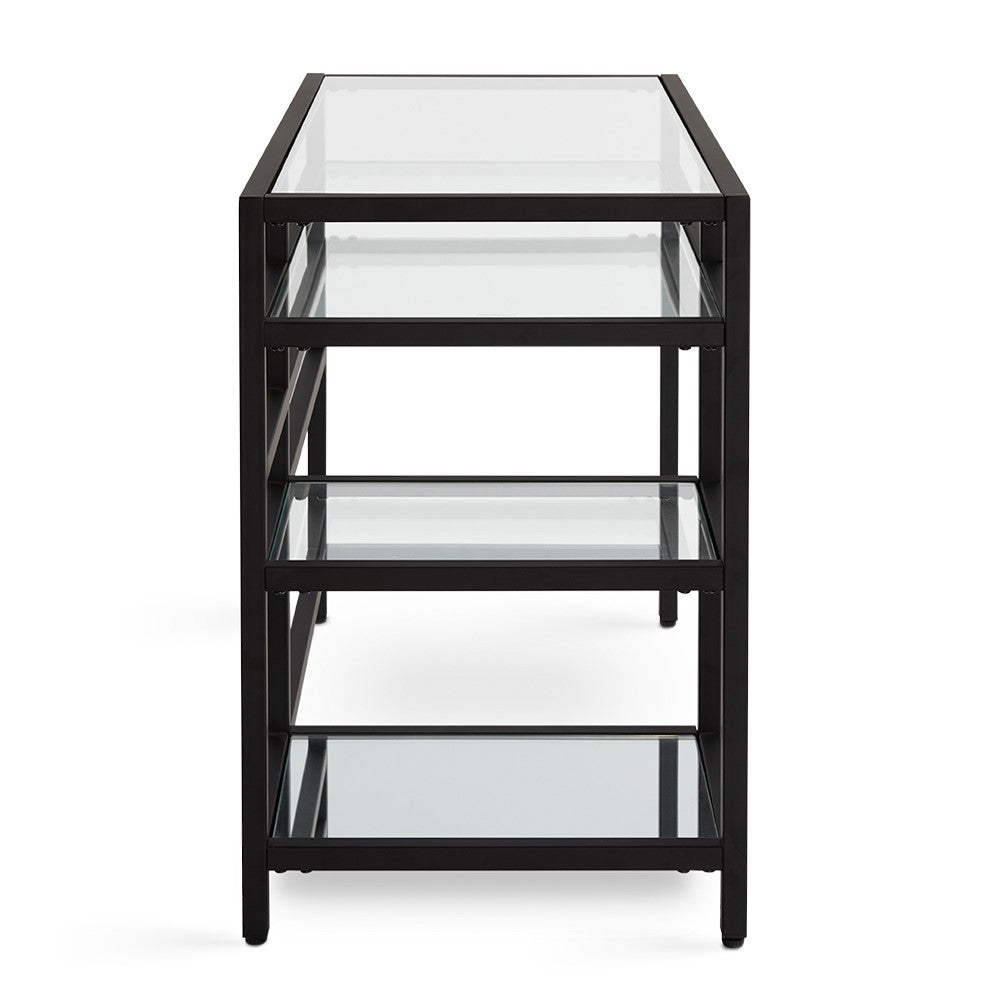 Murray Black Metal Desk - 41" - Ella and Ross Furniture