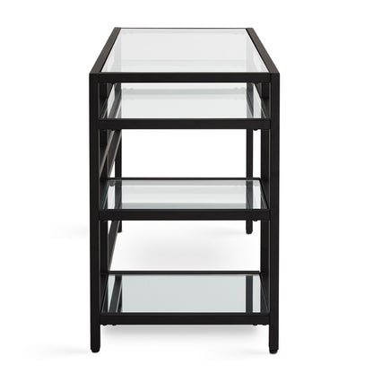 Murray Black Metal Desk - 41" - Ella and Ross Furniture