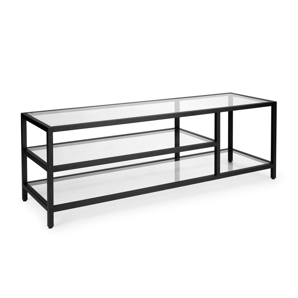 Murray Black Metal Media Console - 59" - Ella and Ross Furniture