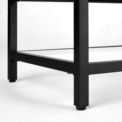 Murray Black Metal Media Console - 59" - Ella and Ross Furniture