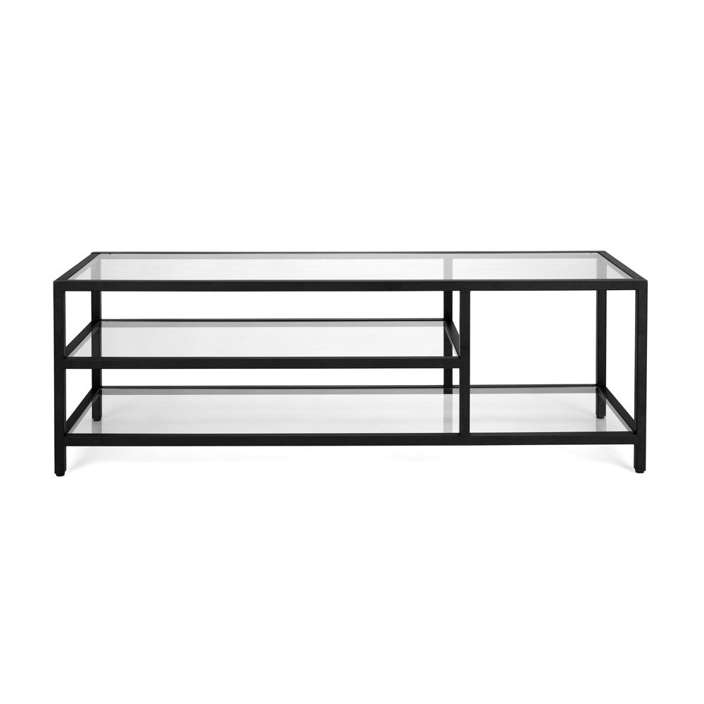 Murray Black Metal Media Console - 59" - Ella and Ross Furniture