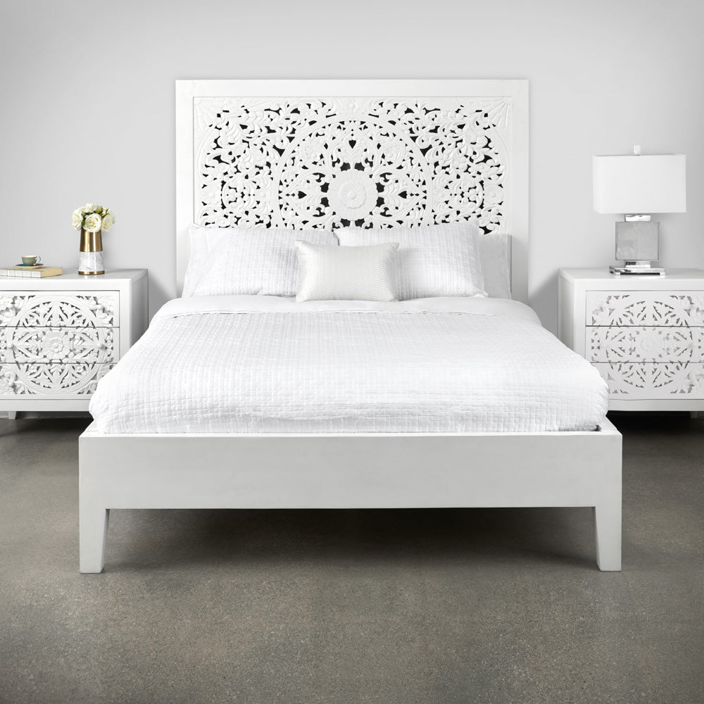 Nola Handcrafted Wood Bed - Ella and Ross Furniture