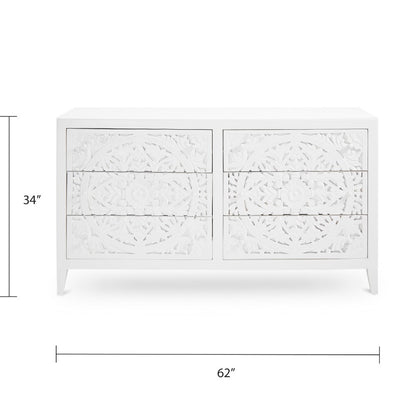 Nola Handcrafted Wood Dresser - Ella and Ross Furniture