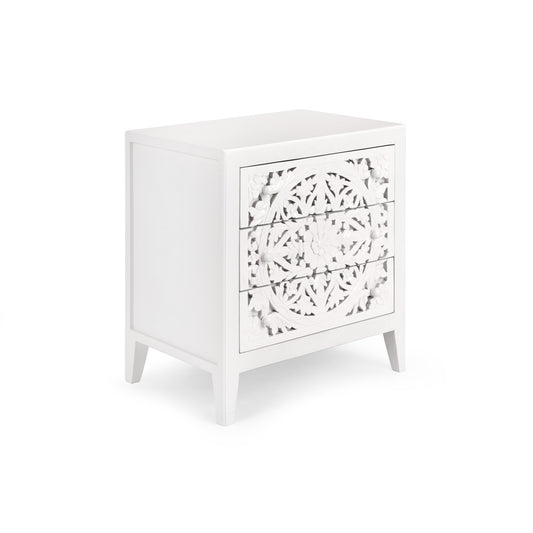 Nola Handcrafted Wood Nightstand - Ella and Ross Furniture