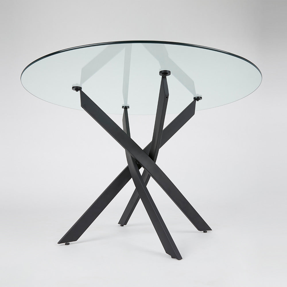 Olen Black Dining Table - Ella and Ross Furniture