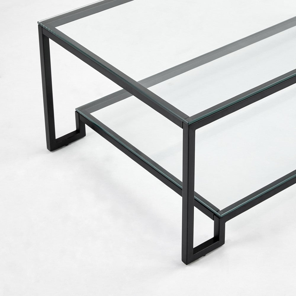 Oslo Coffee Table 41" - Black - Ella and Ross Furniture