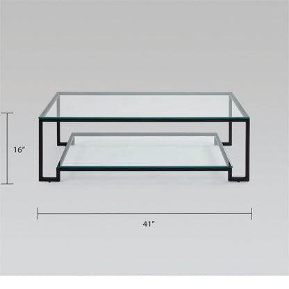 Oslo Coffee Table 41" - Black - Ella and Ross Furniture