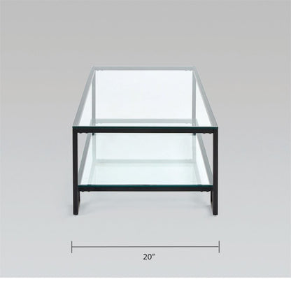 Oslo Coffee Table 41" - Black - Ella and Ross Furniture