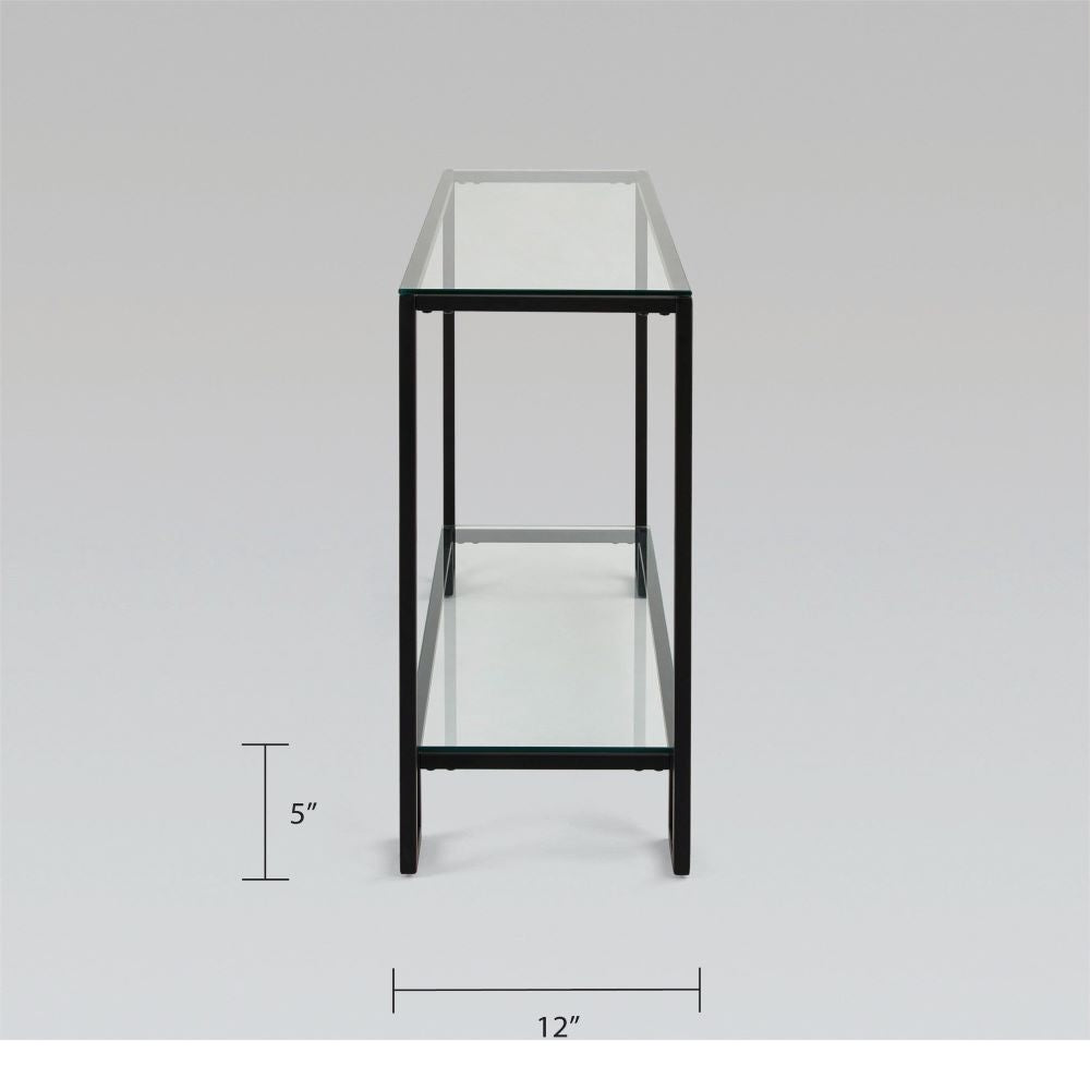 Oslo Black Console Table - Ella and Ross Furniture