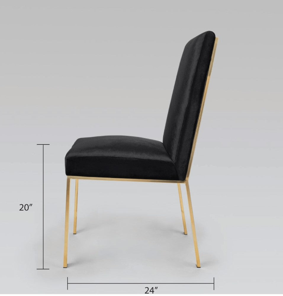 Parana Dining Chair - Gold - Ella and Ross Furniture